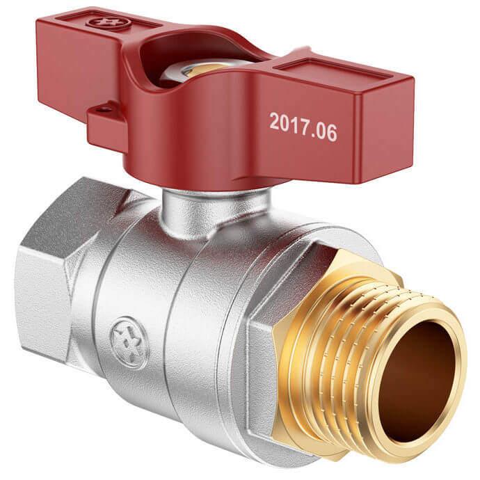 Кран шаровой MIRAYA 1/2″ внутренняя-наружная резьба