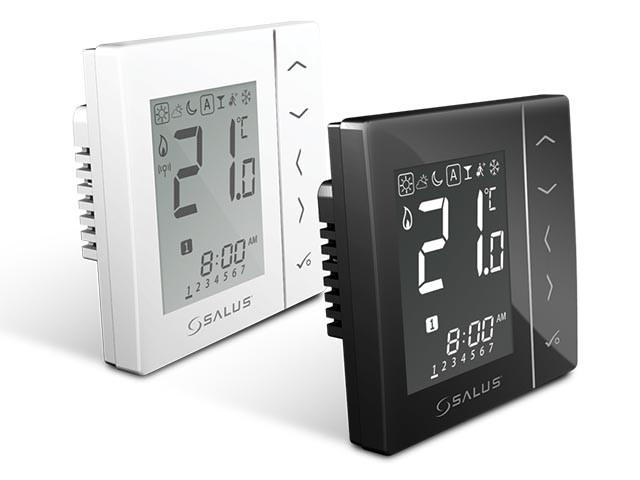 Бездротовий термостат SALUS VS10BRF серія iT600RF, чорний