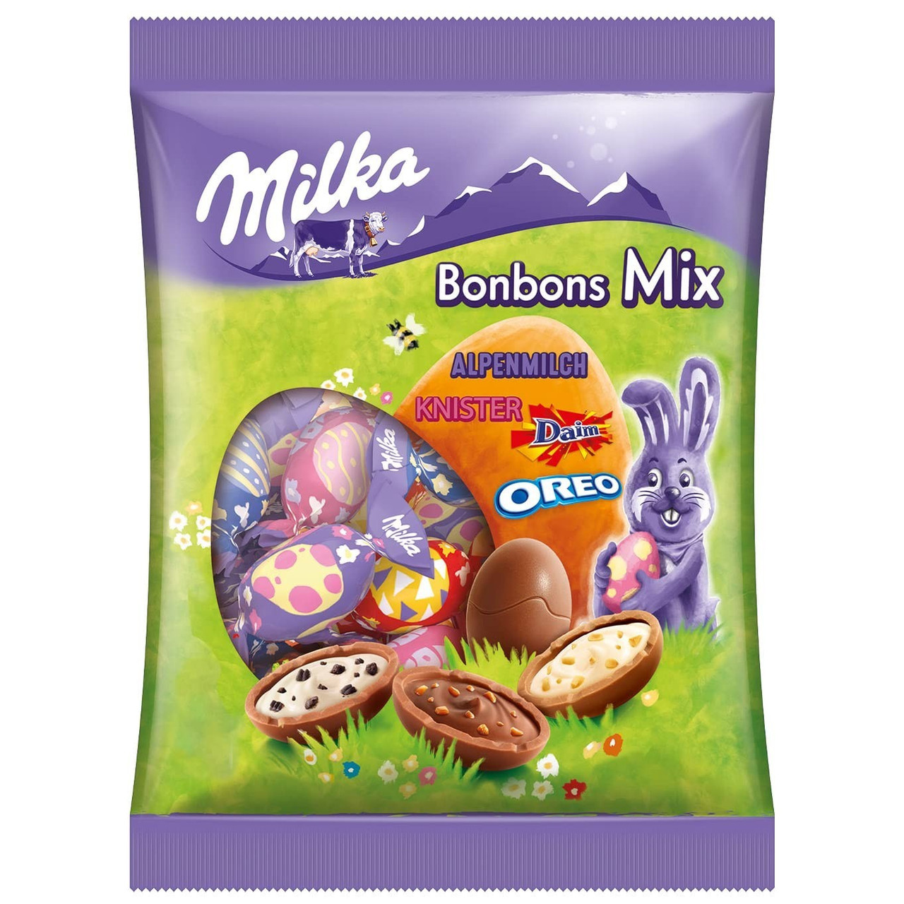 Великодні шоколадні цукерки Milka Bonbons Mix 86g, фото 1