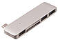 Перехідник Kit USB-C Multiport Adaptor USB-C to 3 * USB 3.0, SD / microSD reader (Silver), фото 6
