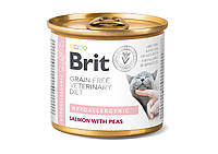Brit VetDiets Cat Hypoallergenic 200 г Брит ВетДиетс Влажный корм для кошек с пищевой аллергией