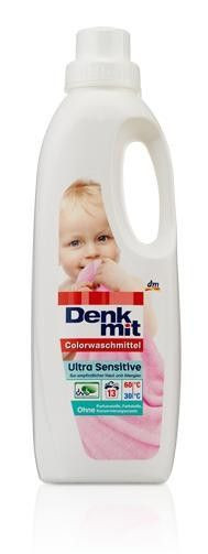 Гель для стирки детских вещей Denkmit Ultra Sensitive 1L - фото 1 - id-p302856390