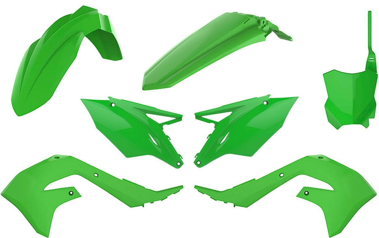 Комплект пластику Polisport MX Kit 90867 для Kawasaki KX450F (2019-2023), зелений