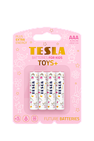 Батарейки Tesla AAA TOYS+ GIRL LR03 / BLISTER FOIL 4 шт.