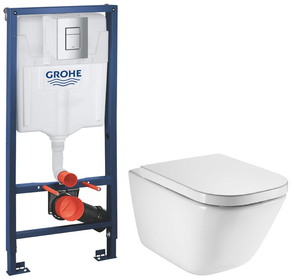 Комплект Roca Gap Rectangular A34H47C000 + Grohe Rapid SL 38772001