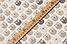 Ранфорс шириною 240 см "Міні-сови" на бежевому, №4530, фото 2