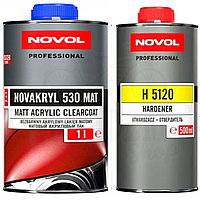 Лак акриловый матовый NOVOL Novakryl 530 Mat 2:1, 1 л + 500 мл Комплект