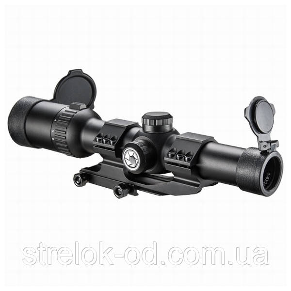 Приціл оптичний Barska AR6 Tactical 1-6x24 (IR Mil-Dot R/G), фото 1