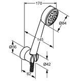 Душовий набір Kludi Zenta 1S 606609100, фото 2