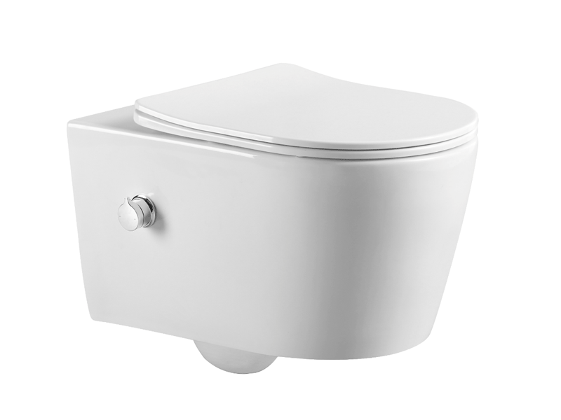 Унітаз Asignatura Simple Bend Rectangular 37852805 з сидінням, функцією біде і змішувачем