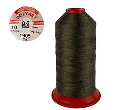 Нитка швейна поліестер POLYART(ПОЛІАРТ) N10 колір #1905 болотяний 750м (ОРИГІНАЛ, ТУРЕЧЧИНА)
