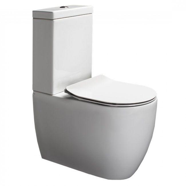 Унітаз AXA Glomp Norim 0201301 + 0205101 білий глянцевий, фото 1