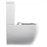 Унітаз AXA Glomp Norim 0201301 + 0205101 білий глянцевий, фото 3