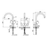 Змішувач для кухні з фільтром Qtap Kuchyne 92102UB, фото 7