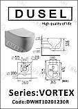 Унітаз Dusel Vortex DWHT10201230R, фото 5