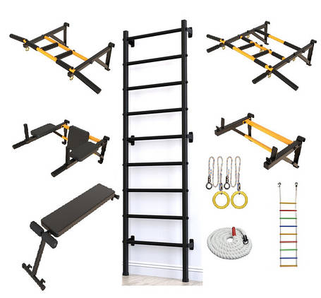 Навісне обладнання для шведських стінок та настінних турників