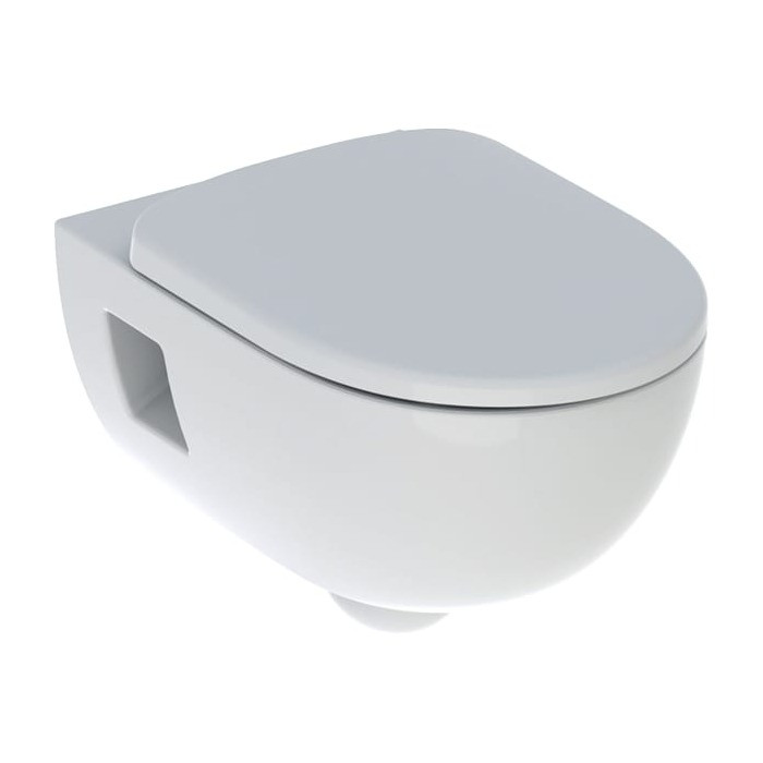 Унітаз Geberit Selnova Rimfree 501.750.00.1 з кришкою, фото 1