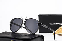 Чоловічі сонцезахисні окуляри Chrome Hearts (2586) black