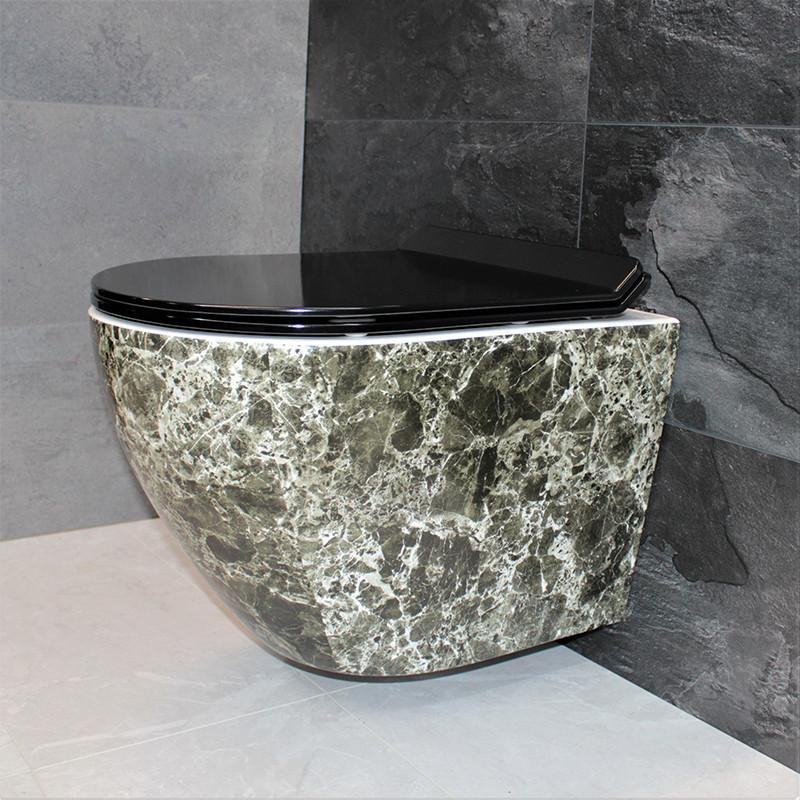 Унітаз Dusel Levita Marble DWHT10201130MS з сидінням Slim Soft-Close