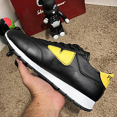 Кросівки Fendi Sneakers Monster Eyes Yellow/Black