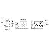 Унітаз Villeroy&Boch Architectura New DirectFlush 4694HR01 з сидінням Slow-closing, фото 2