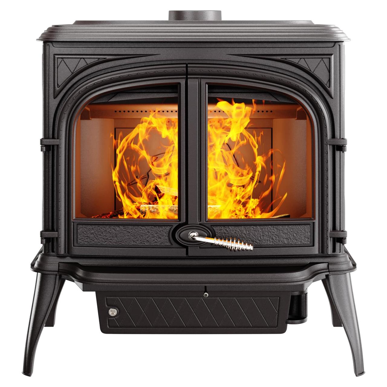 Чавунна піч KAWMET Premium ARES (11 кВт) печі чавунні опалювально варильні для дому та дачі