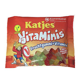 Жувальні цукерки Katjes Vitaminis Fruchtgummi 175g