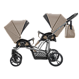 Коляска для двійні 2в1 Bebetto B 42 NEW 01 бежева, фото 3