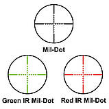 Приціл оптичний Barska Blackhawk 3-12x50 (IR Mil-Dot R/G), фото 2