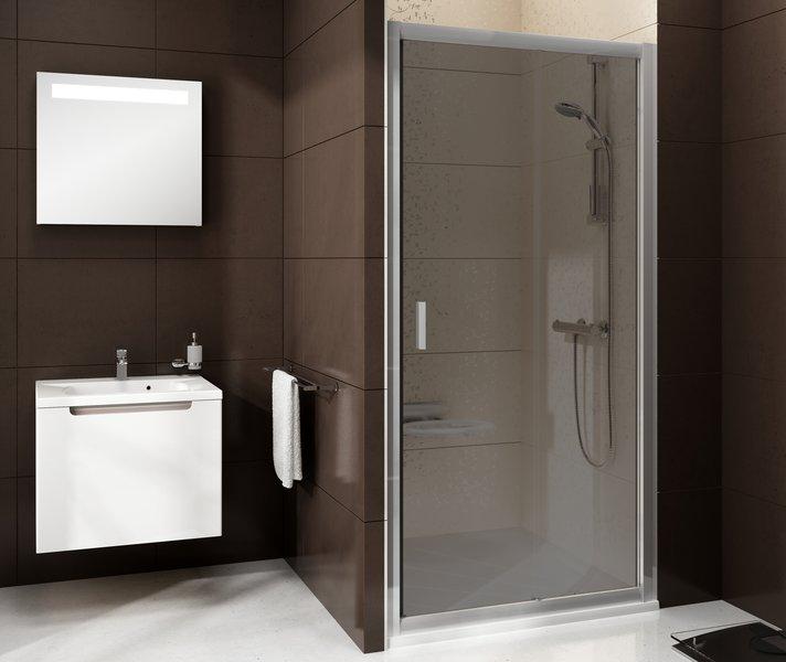 Душові двері RAVAK BLDP2-120 L/R білий+transparent
