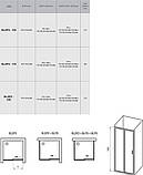 Душові двері RAVAK BLDP2-100 L/R сатин+transparent, фото 3