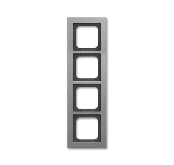 Рамка 4 поста ABB Axcent 1724-270-500 Платина (2CKA001754A4691)