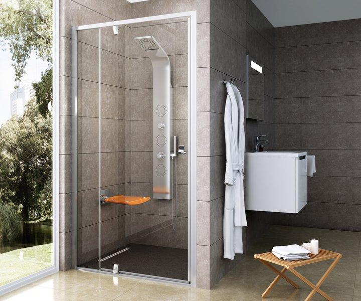 Душові двері RAVAK PDOP2-100 білий + transparent 03GA0100Z1