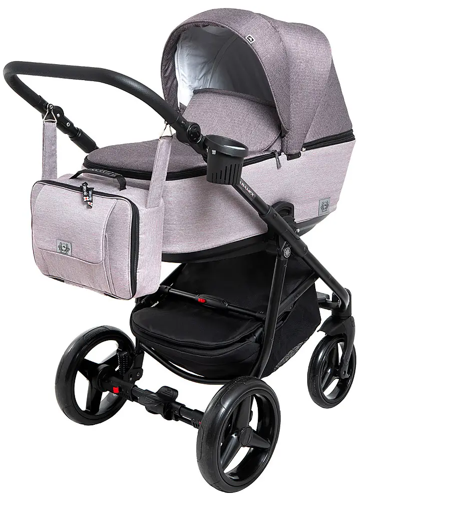 Коляска 2 в 1 Adamex Mobi Air Thermo Lux PS-37 черна