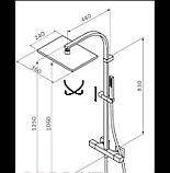 Душова система GRB Kala Black 60448601XL чорна матова, фото 3