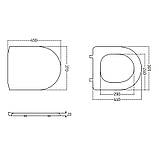 Унітаз з функцією біде Volle Oliva Rectangular 13-45-165WB, фото 3