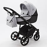 Коляска 2в1 Adamex Bibione TSB-3 Lux сіра тканина TSB300000, фото 2