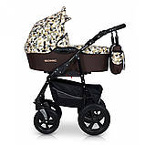 Коляска 3 в 1 Verdi Sonic 48 коричнева, фото 2
