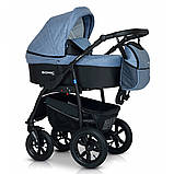 Коляска 3 в 1 Verdi Sonic Plus 07 блакитна 9023-VSP-07, фото 2