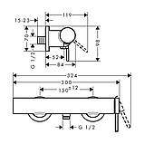 Змішувач для душу Hansgrohe Finoris 76620000, фото 2