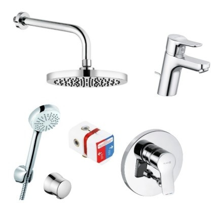 Набір змішувачів Kludi Pure&Easy 7в1 376300565