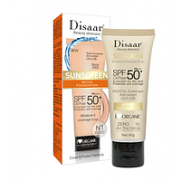 Сонцезахисний крем Disaar Sunscreen Bronz Foundation SPF 50 PA+++, 40 г