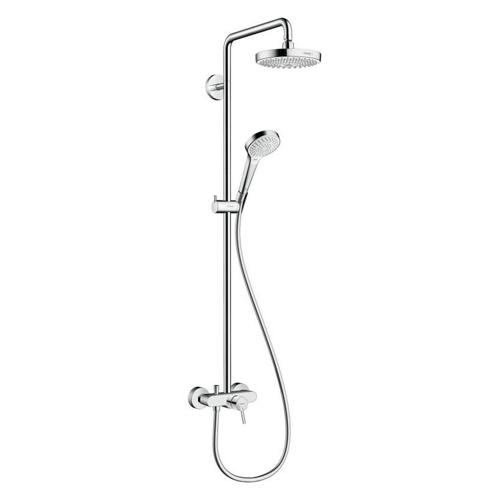 Душова система Hansgrohe Croma Select S 180 27255400 хром/білий
