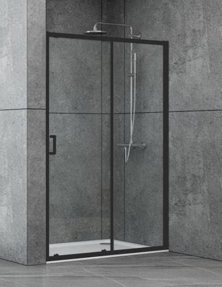 Душова двері Dusel EF185B Black Matt 120х190 см