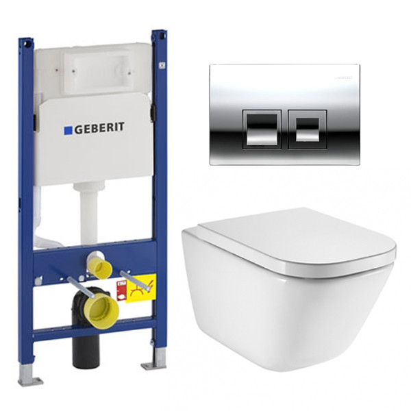 Комплект Roca Gap Rectangular A34H47C000 + Geberit 458.126.00.1 + Geberit 115.135.21.1, фото 1