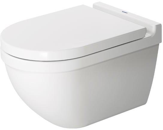 Унитаз Duravit Starck 3 Rimless 2527090000+сиденье Starck 3 63890000, фото 1