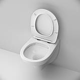 Унітаз AM.PM Joy FlashClean C851700SC з сидінням мікроліфт, фото 4
