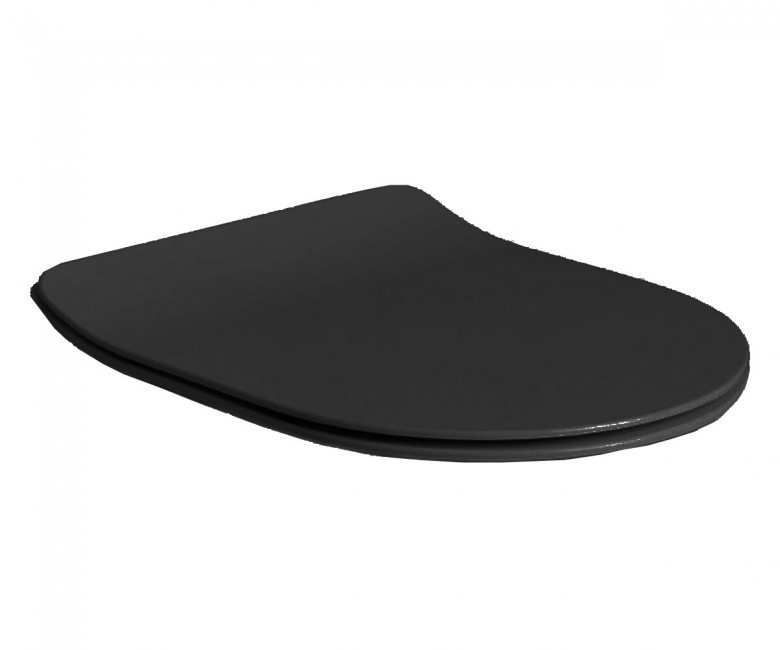 Крышка для унитаза AXA Glomp Soft-Close 319107 черный матовый