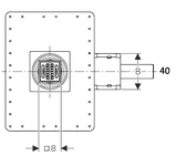 Душовий трап Geberit 154.052.00.1, фото 2