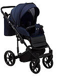 Коляска 2 в 1 Adamex Porto Light Tip TK-12 темно-синя, фото 4